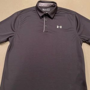 Under Armor Men’s medium black polo shirt